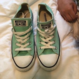 Mint colored converses